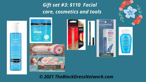 Teal gift set GTl-3 Facial. cosmetics and tool.