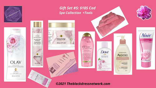 Pink Gift Set GPk-5 Spa Collection Plus Tools.