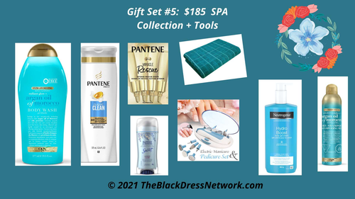 Teal gift set GTl-5 Spa Collection plus Tools.