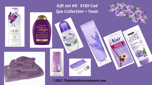 Purple Gift set GPr-5 Spa Collection + Tools.