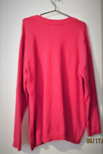 Load image into Gallery viewer, Charter Club Plus 2X New Pink Henley Sweater Stunning Gold Snaps Cotton Stylish.