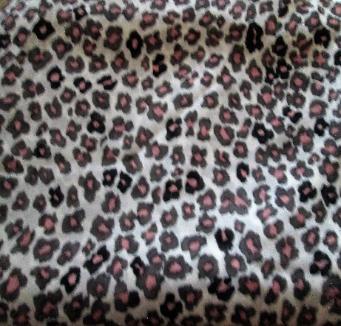 Leopard Cheetah Light chiffon Pink.