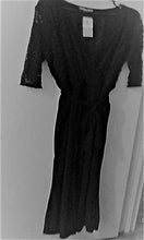 Load image into Gallery viewer, New York Collection Black Jumpsuit 3X Polyester Jersey and Lace Beautiful & versatile.