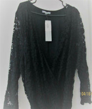 Load image into Gallery viewer, New York Collection Black Jumpsuit 3X Polyester Jersey and Lace Beautiful & versatile.