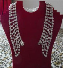 Load image into Gallery viewer, Fashion Zircon Necklace with Front Magnetic closure 17" Touch of Lux.