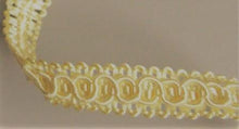 Load image into Gallery viewer, Yellow stylish narrow trim 1cm Wide no stretch.