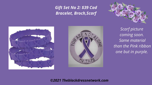 Purple Ribbon Gift set GPr-2.