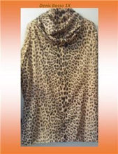 Load image into Gallery viewer, Denis Basso Leopard Rain Coat with hood 1X  Beautiful!.
