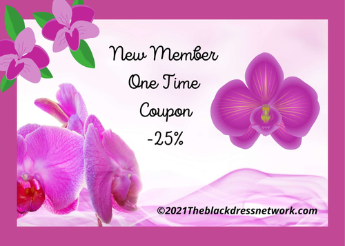 New Member One time coupon 25%.