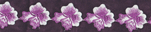 Load image into Gallery viewer, Gorgeous Flowers trim Light  purple and white 1 7/8 inch or 45mm each flower similar to soft felt texture
