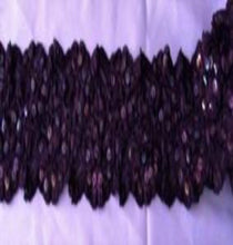 Load image into Gallery viewer, Dark Purple Trims Stretch with sequins 3.5 &quot; Wide.
