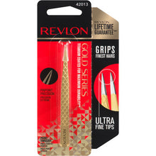 Load image into Gallery viewer, Beauty Tools by Revlon &quot;Gold Series&quot; &quot;ultra Fine Point&quot; Tweezer Package.
