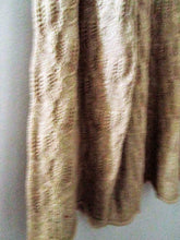 Load image into Gallery viewer, New Style&amp;Co Textured Metallic Gold Pullover sweater top Cowl Neck Plus 3 X Chic.
