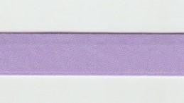 Lilac Folded  elastic trim ribbon 1/2 inch wide Cotton Poly.