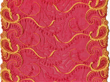 Load image into Gallery viewer, Red and Gold Wide Trim  11 Inches Wide Special Project.
