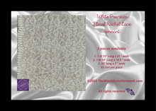 Load image into Gallery viewer, White Premium Rachel Lace remnant 3 pieces available.
